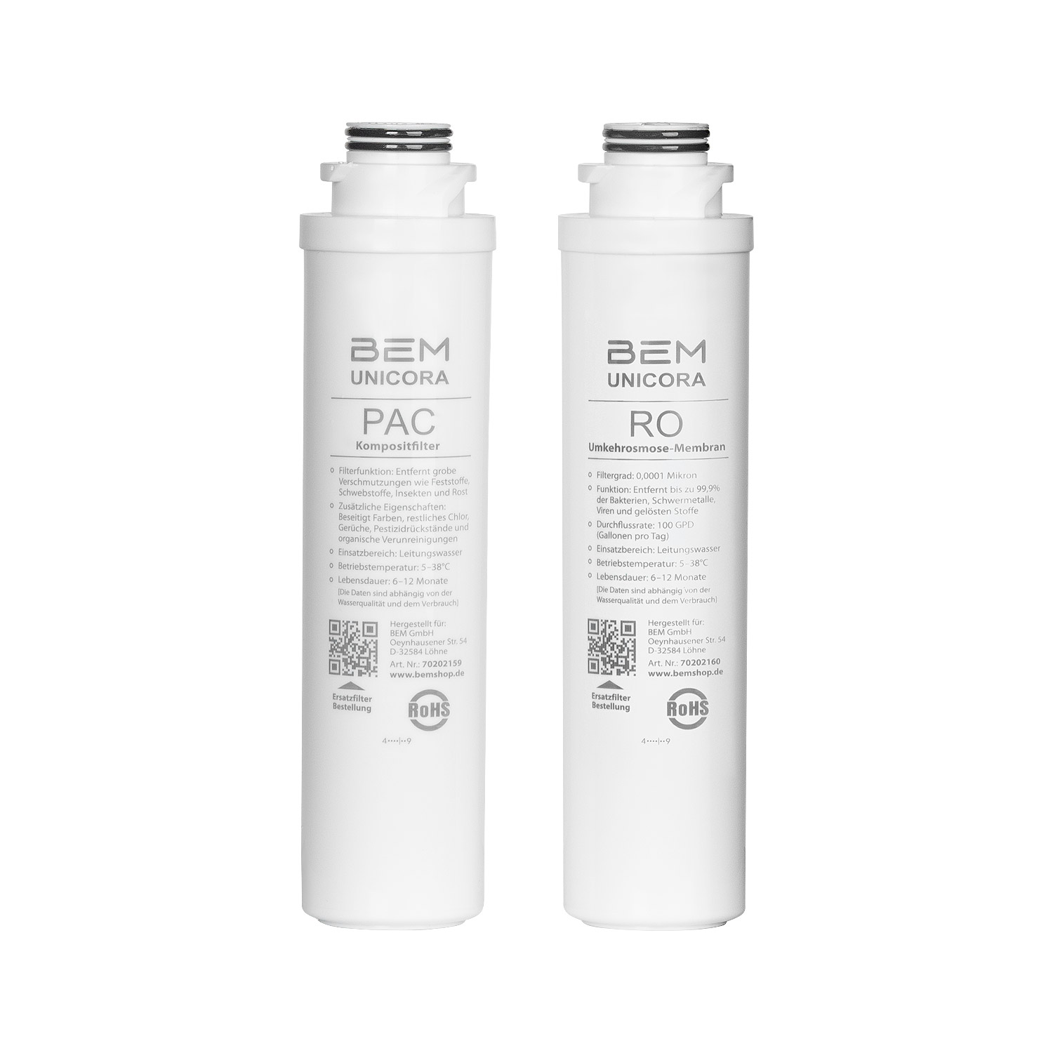 BEM Unicora 2.0 — New Generation! Reverse osmosis water filter with direct connection