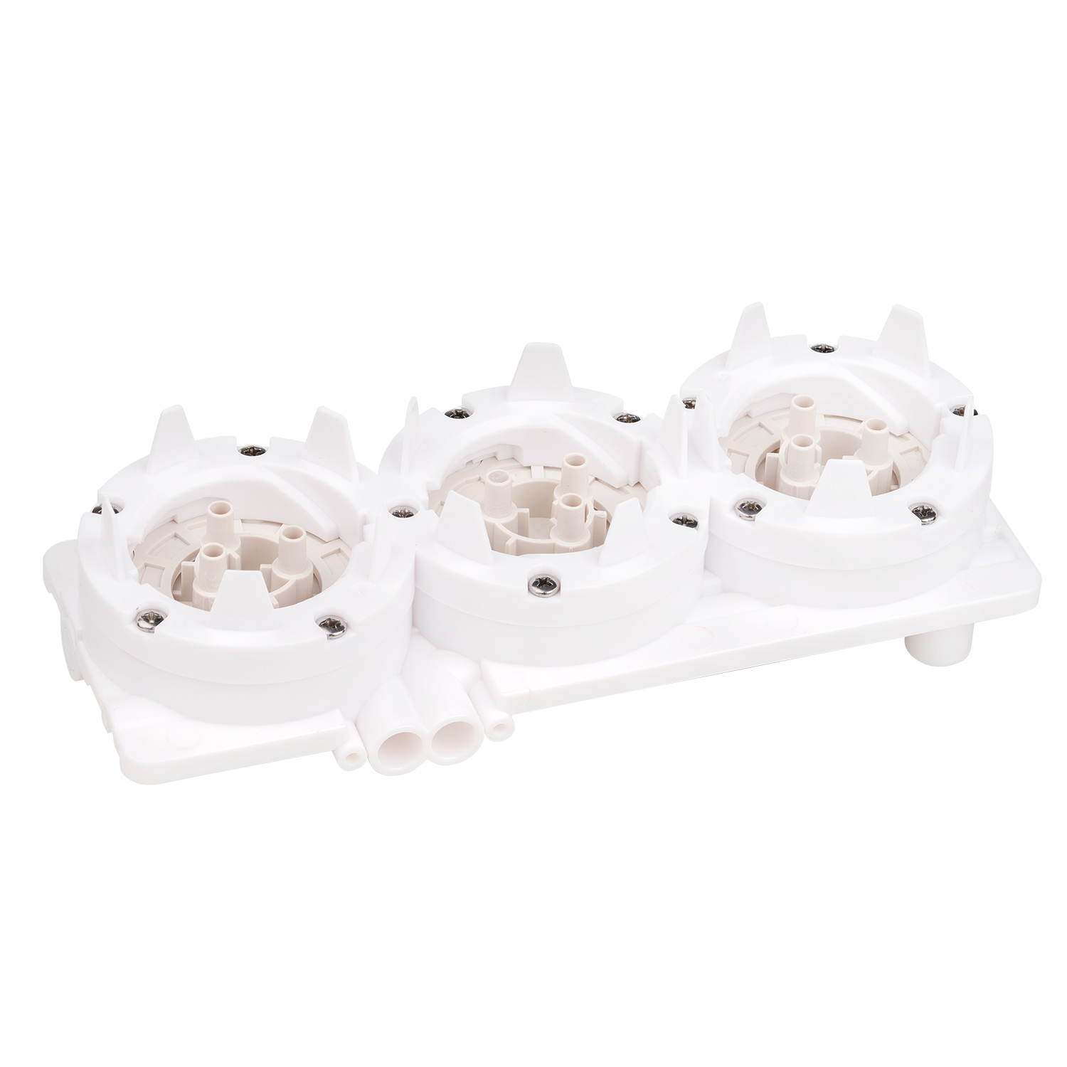 Connection block for exchangeable cartridges for BEM LINA / IDA