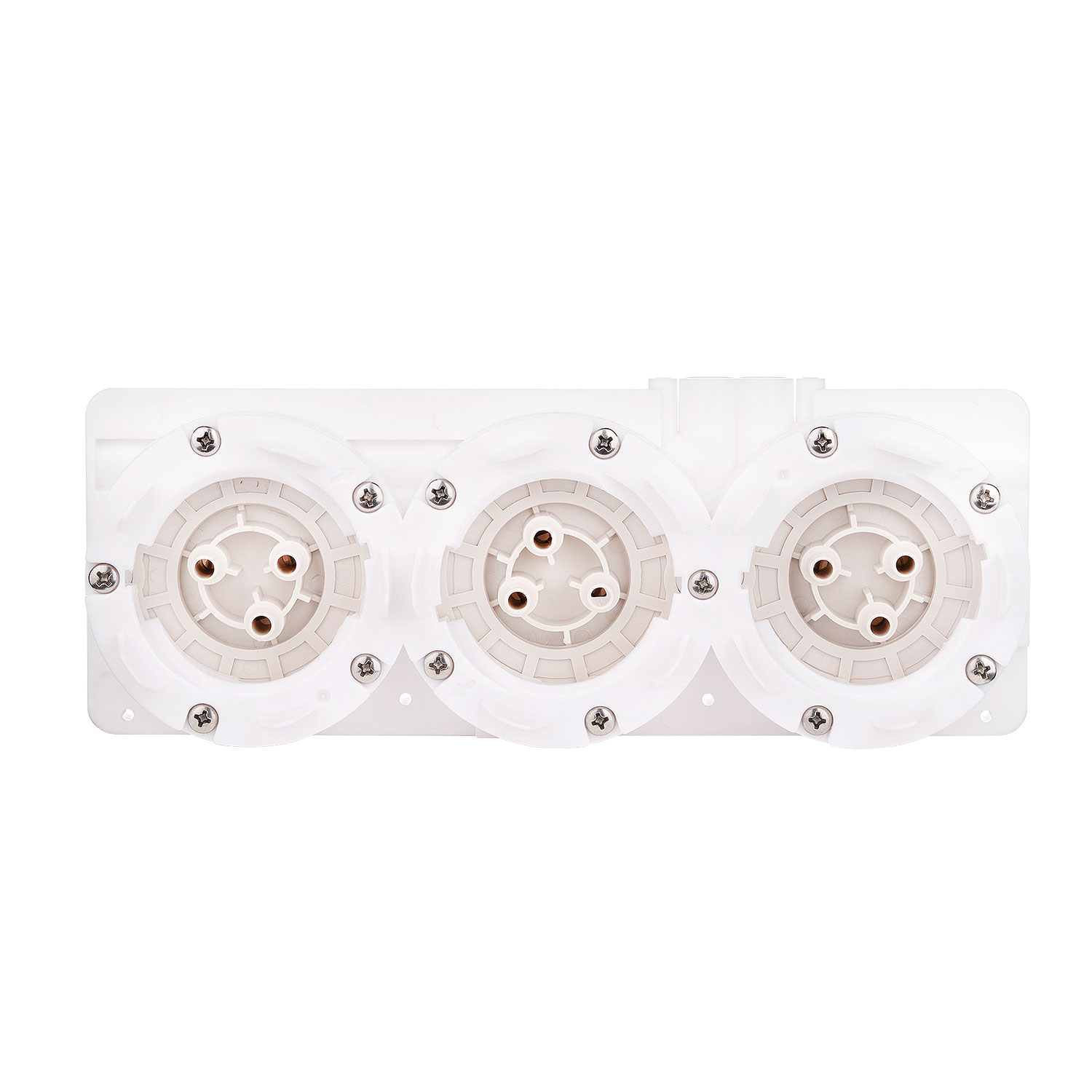 Connection block for exchangeable cartridges for BEM LINA / IDA