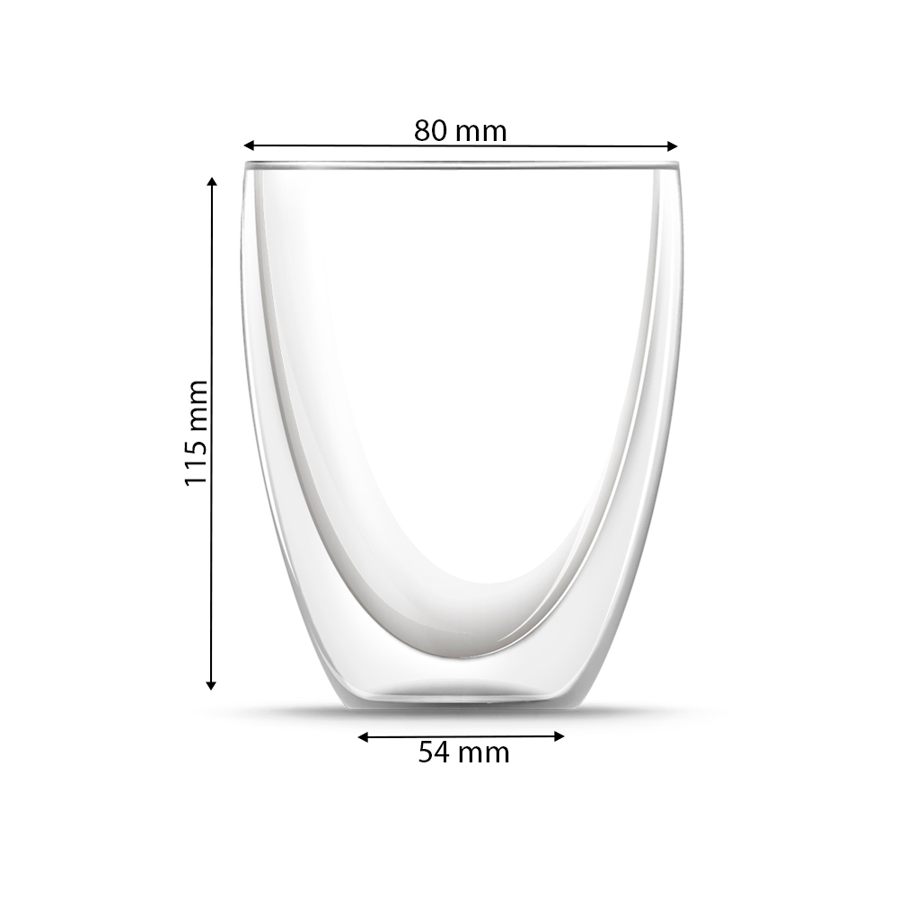 Double walled thermos glass 330 ml