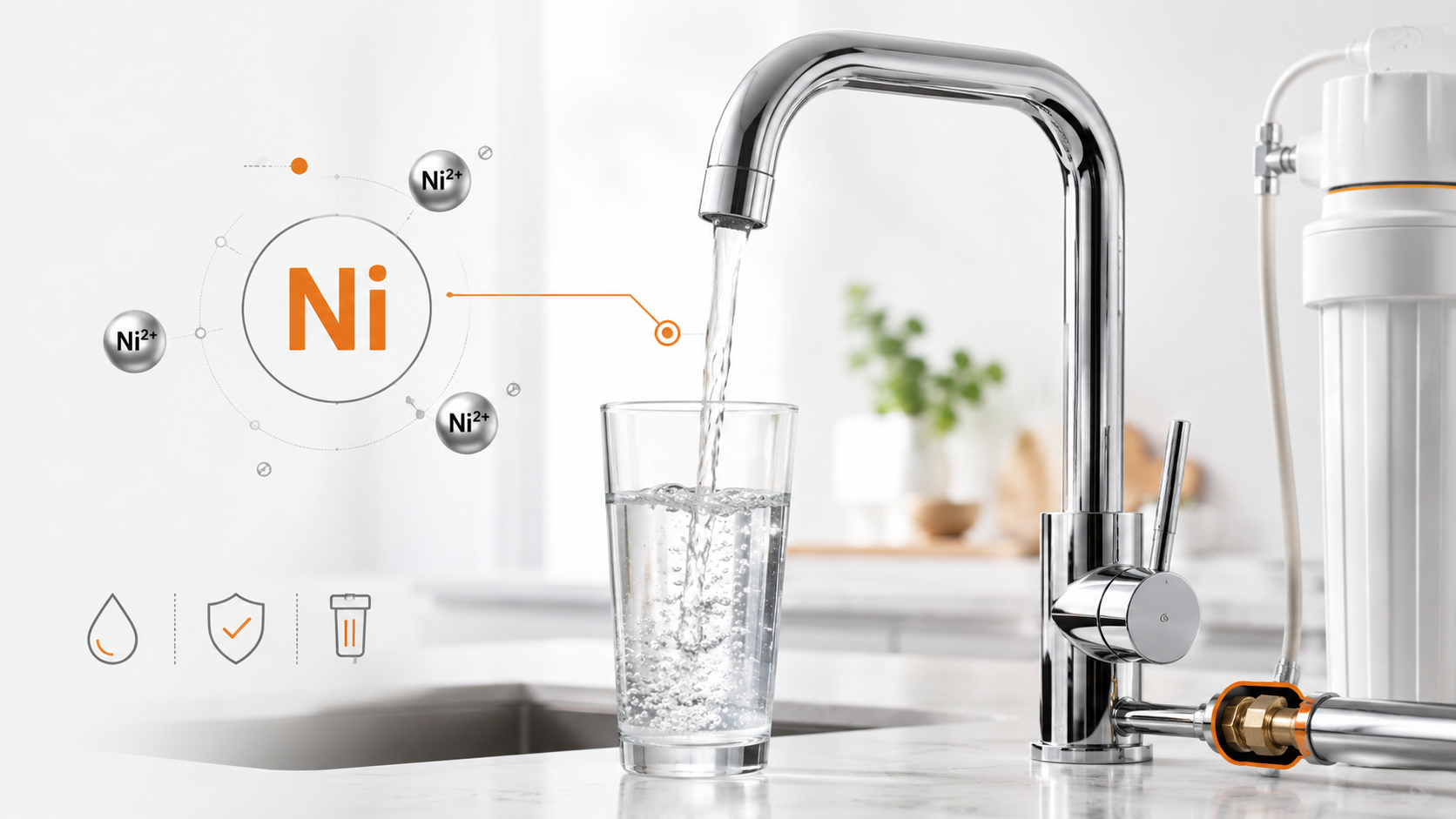 Nickel im Trinkwasser: Grenzwert, Ursachen und Filterung