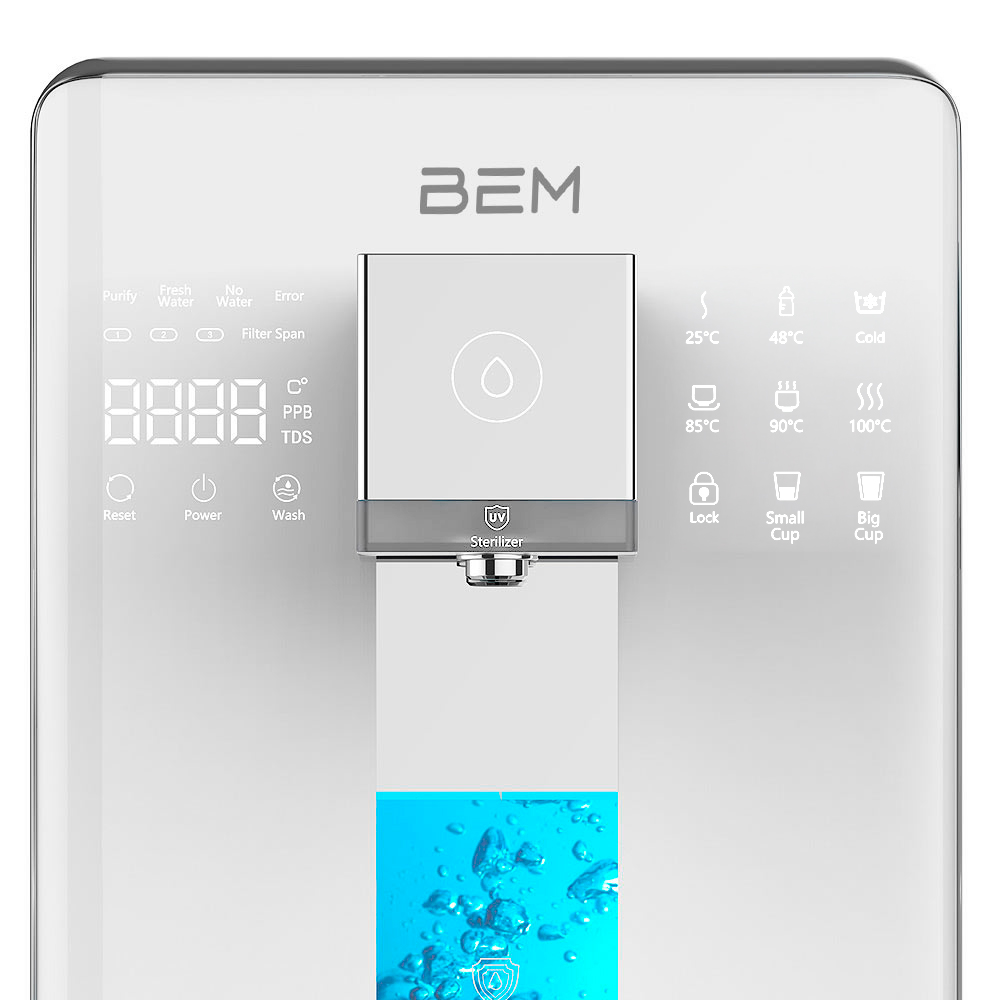 BEM LINA – RO Countertop Water Filter with UV, Hydrogen, and 6L Tank – New Version