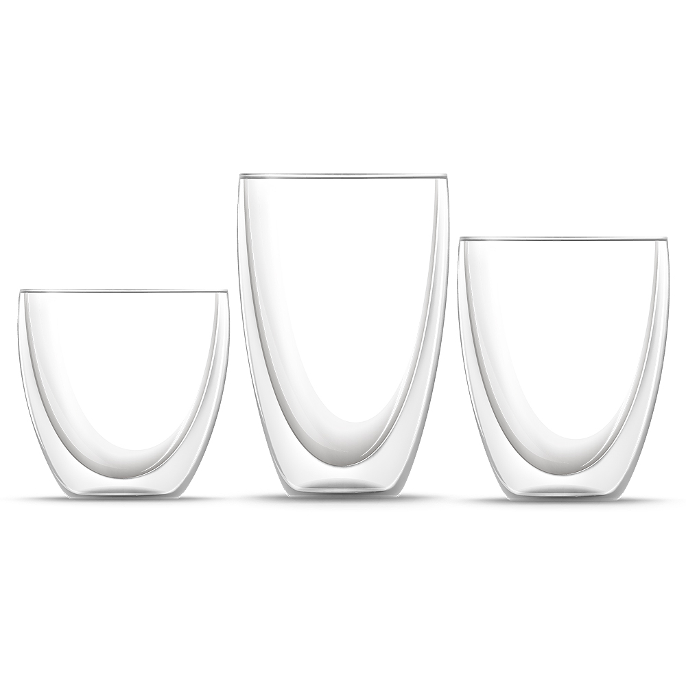 Double walled thermos glass 440 ml