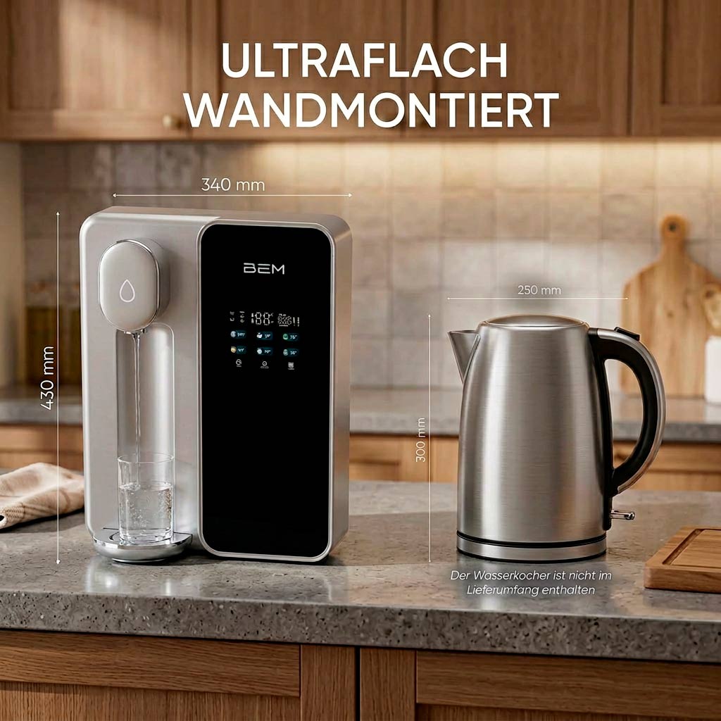 BEM Unicora 2.0 — New Generation! Reverse osmosis water filter with direct connection