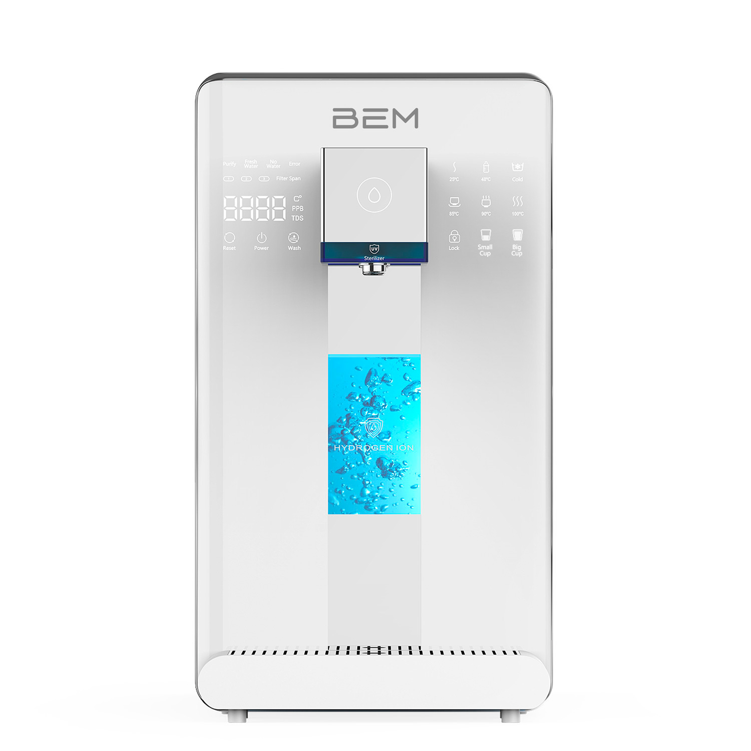 BEM IDA Osmosis Countertop Water Filter, including UV lamp and hydrogen generator, without container